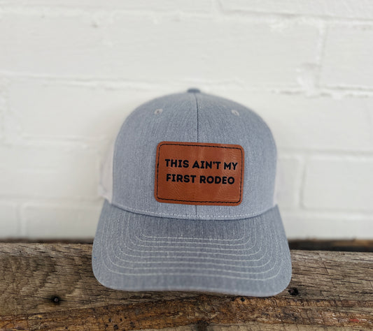 Gray First Rodeo Hat