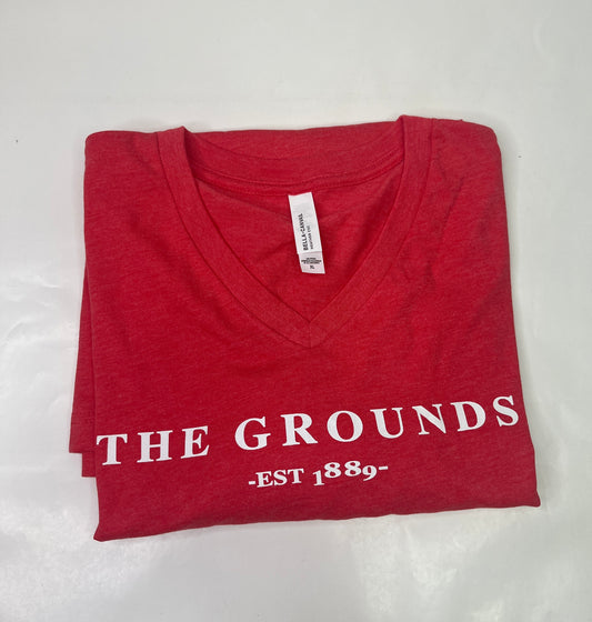 The Grounds Washed Red VNeck