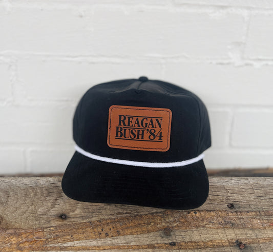 Reagan Bush Black Rope Hat