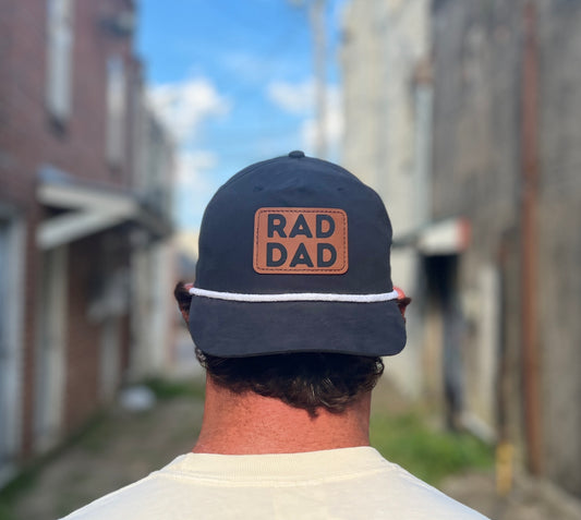 Rad Dad Black Rope Hat