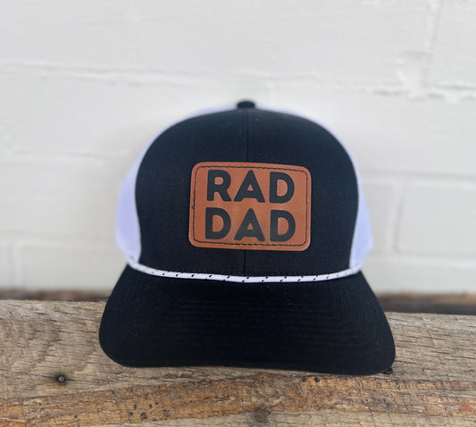 Rad Dad Black Rope Hat
